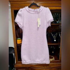 Chic Purple Textured Dress. She & Sky